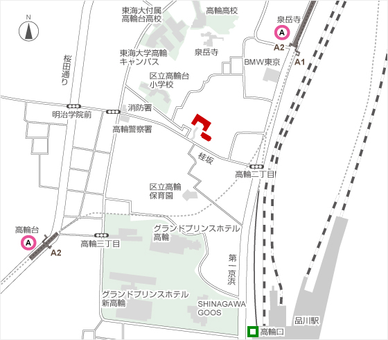 野村證券 高輪研修センター 地図