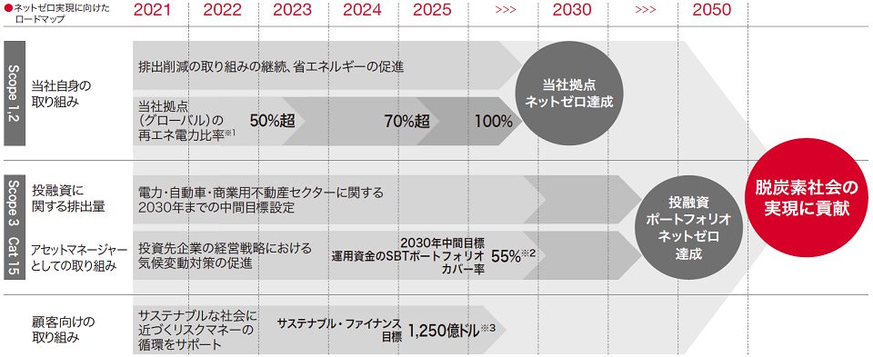 ネットゼロ実現の移行計画の概要