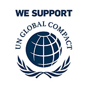 イメージ：国連グローバル・コンパクト ロゴ