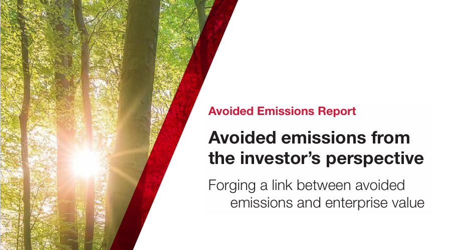 Avoided emissions from the investor's perspective