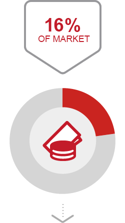 Over 5 million client accounts,representing 16% of securities accountsin Japan