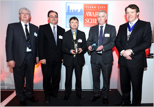 Photo: winners at Clean City Awards